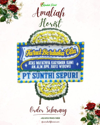 Papan Bunga Duka di Pondok Bahar