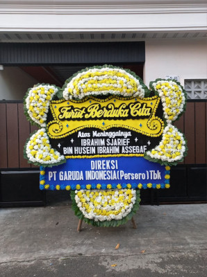 Papan Bunga Duka di Pondok Bahar