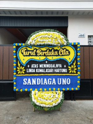 Papan Bunga Duka di Pondok Bahar