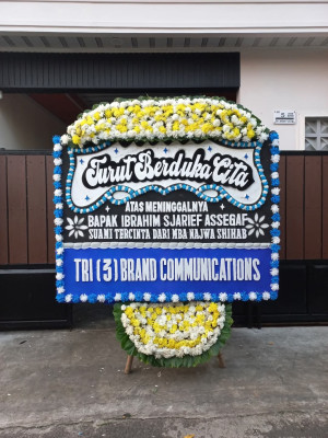 Papan Bunga Duka di Pondok Bahar